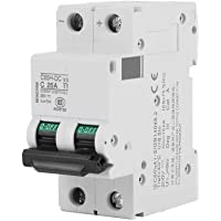 SANON 2 Polos 25A 250V Disyuntor Miniatura Dc de Baja Tensión Montaje en Riel Din para Paneles Solares Sistema de…
